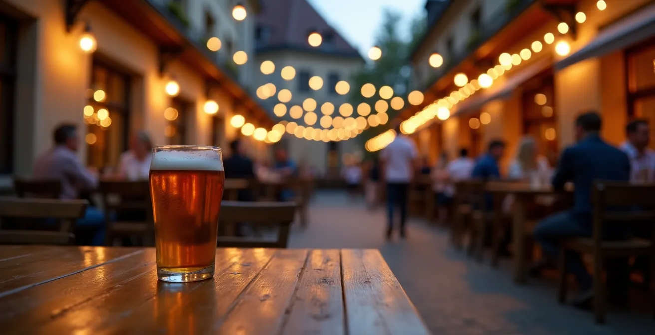 Collage zeigt typische deutsche Rauchsituationen wie einen Biergarten oder eine Büropause, kombiniert mit Bildern von Alternativhandlungen wie Sport oder Gesprächen.