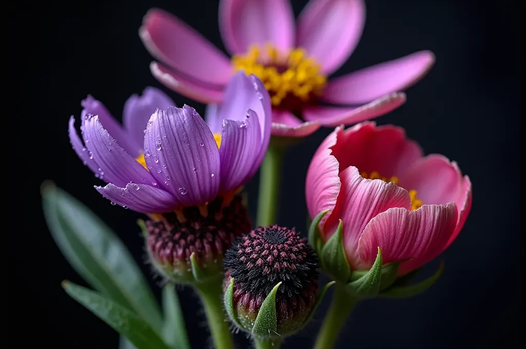 Drei Heilpflanzen gegen Erkältung: Echinacea, Holunder und Zistrose