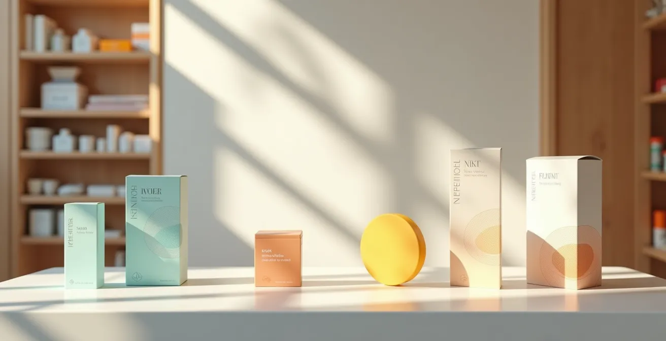 Visuelle Darstellung verschiedener Nikotinersatzprodukte im deutschen Alltagskontext