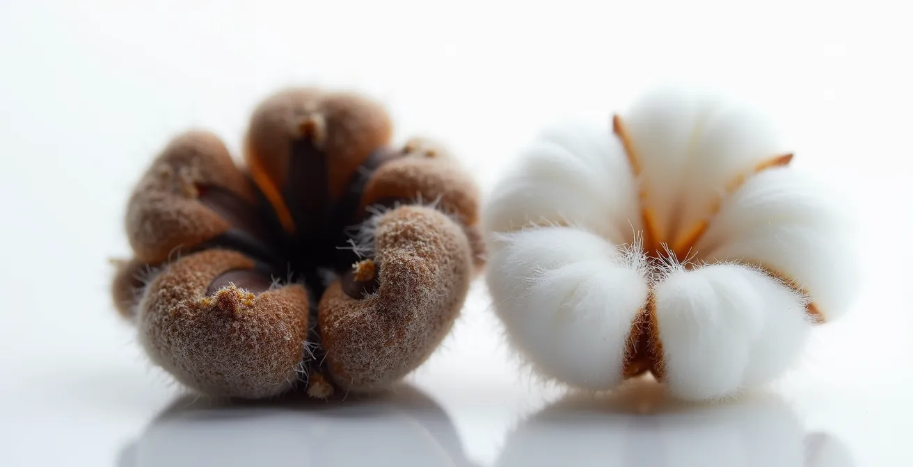 Makroaufnahme eines gebrauchten und eines neuen Coils im direkten Vergleich