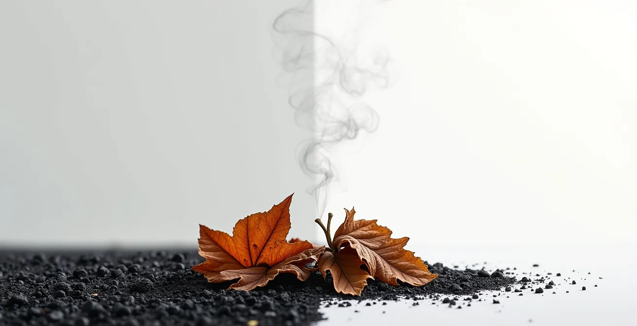 Visueller Vergleich der Gesundheitsrisiken zwischen Tabak und E-Zigarette