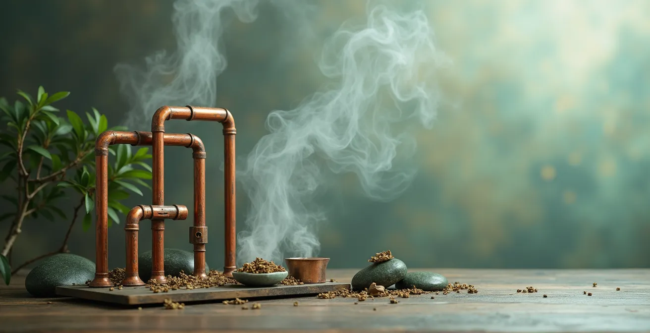 Körper als überhitzter Motor - TCM Analogie für Raucherschädigung