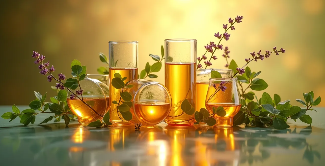 Detailansicht der Bronchialschleimhaut mit aktiven Flimmerhärchen und Schleimabtransport